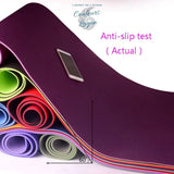 Tapis de YOGA Bicolore Haute Qualité - Couleurs Lagon