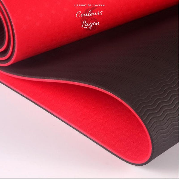 Tapis de YOGA Bicolore Haute Qualité - Couleurs Lagon
