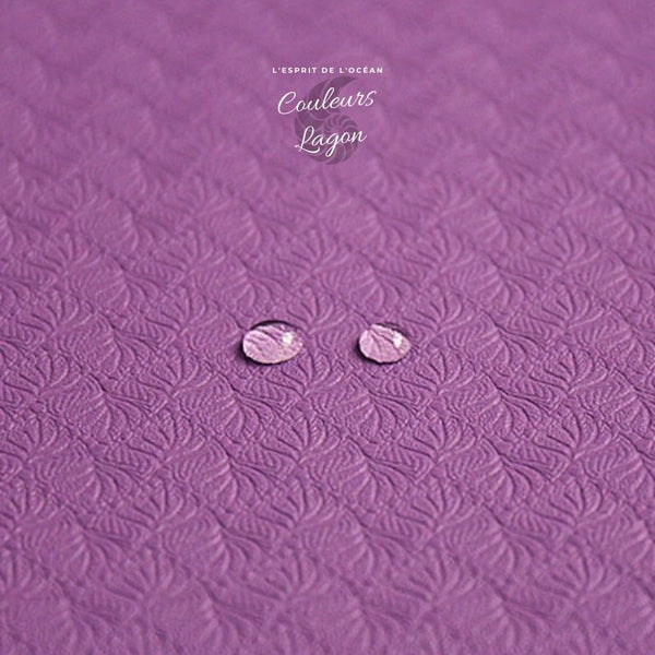 Tapis de YOGA Bicolore Haute Qualité - Couleurs Lagon