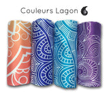 Tapis Serviette de Yoga 2 en 1 - Couleurs Lagon