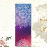 Tapis Serviette de Yoga 2 en 1 - Couleurs Lagon