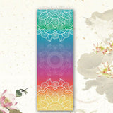 Tapis Serviette de Yoga 2 en 1 - Couleurs Lagon
