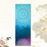 Tapis Serviette de Yoga 2 en 1 - Couleurs Lagon