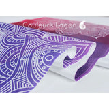Tapis Serviette de Yoga 2 en 1 - Couleurs Lagon