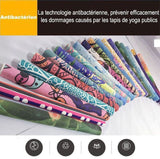Tapis Serviette de Yoga 2 en 1 - Couleurs Lagon