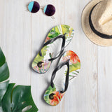Tongs Couleurs Lagon FLORAL 1 - Couleurs Lagon