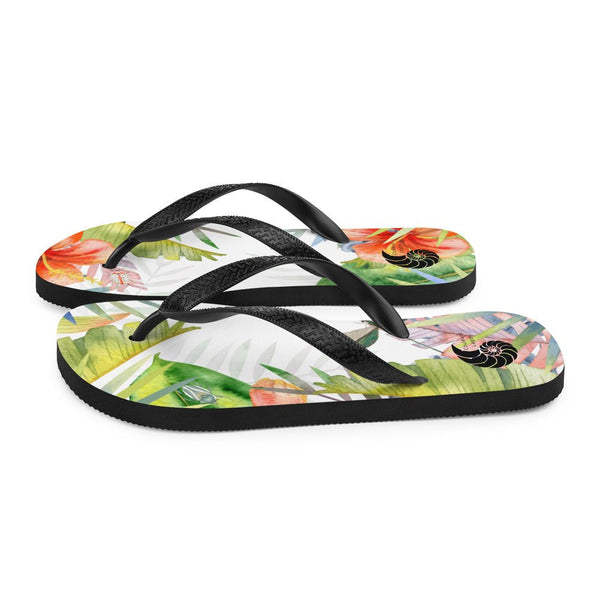Tongs Couleurs Lagon FLORAL 1 - Couleurs Lagon