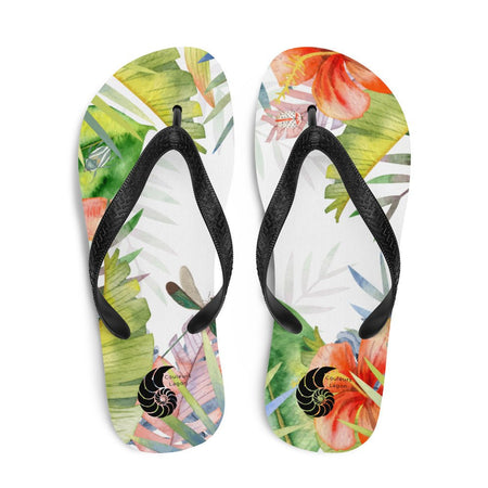 Tongs Couleurs Lagon FLORAL 1 - Couleurs Lagon