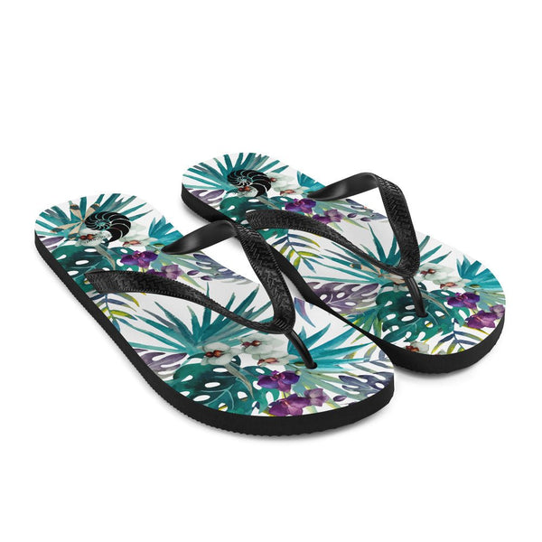 Tongs Couleurs Lagon FLORAL 2 - Couleurs Lagon