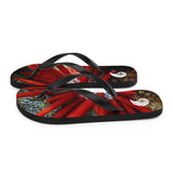 Tongs Couleurs Lagon OURSIN CRAYON ROUGE - Couleurs Lagon