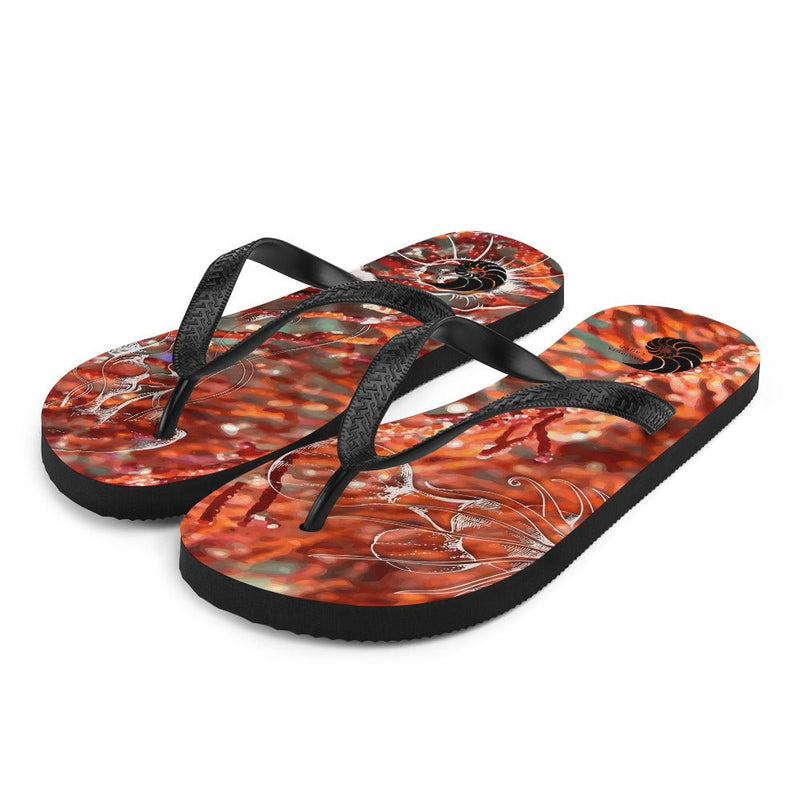 Tongs Couleurs Lagon RED CORAL 2 - Couleurs Lagon