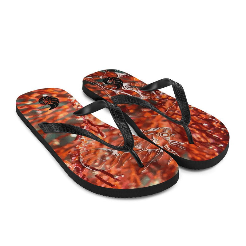 Tongs Couleurs Lagon RED CORAL - Couleurs Lagon