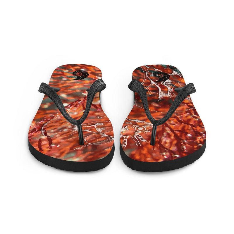 Tongs Couleurs Lagon RED CORAL - Couleurs Lagon