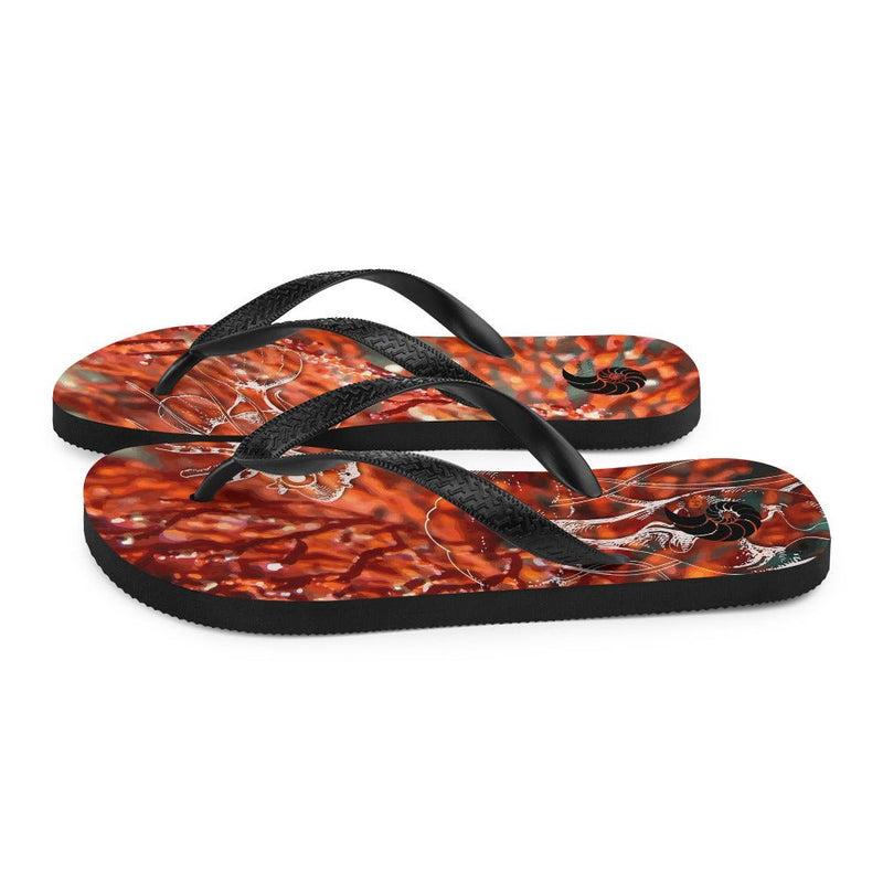 Tongs Couleurs Lagon RED CORAL - Couleurs Lagon