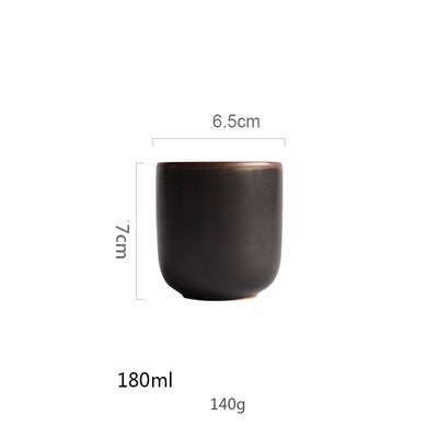 Vaisselle en porcelaine céramique Glaçage Craquelé BLEU LAGON - Couleurs Lagon - Tasse à thé 180ml plus haute