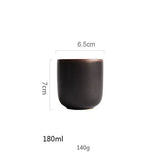 Vaisselle en porcelaine céramique Glaçage Craquelé BLEU LAGON - Couleurs Lagon - Tasse à thé 180ml plus haute