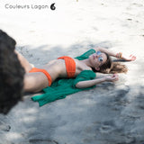 Vêtements de bain en mousseline de soie pour femme - Couleurs Lagon