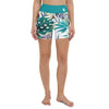 Yoga Shorts PF2-3 ceinture Bleu Turquoise - Couleurs Lagon